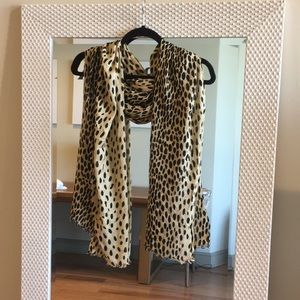 J. Crew Leopard Print Scarf